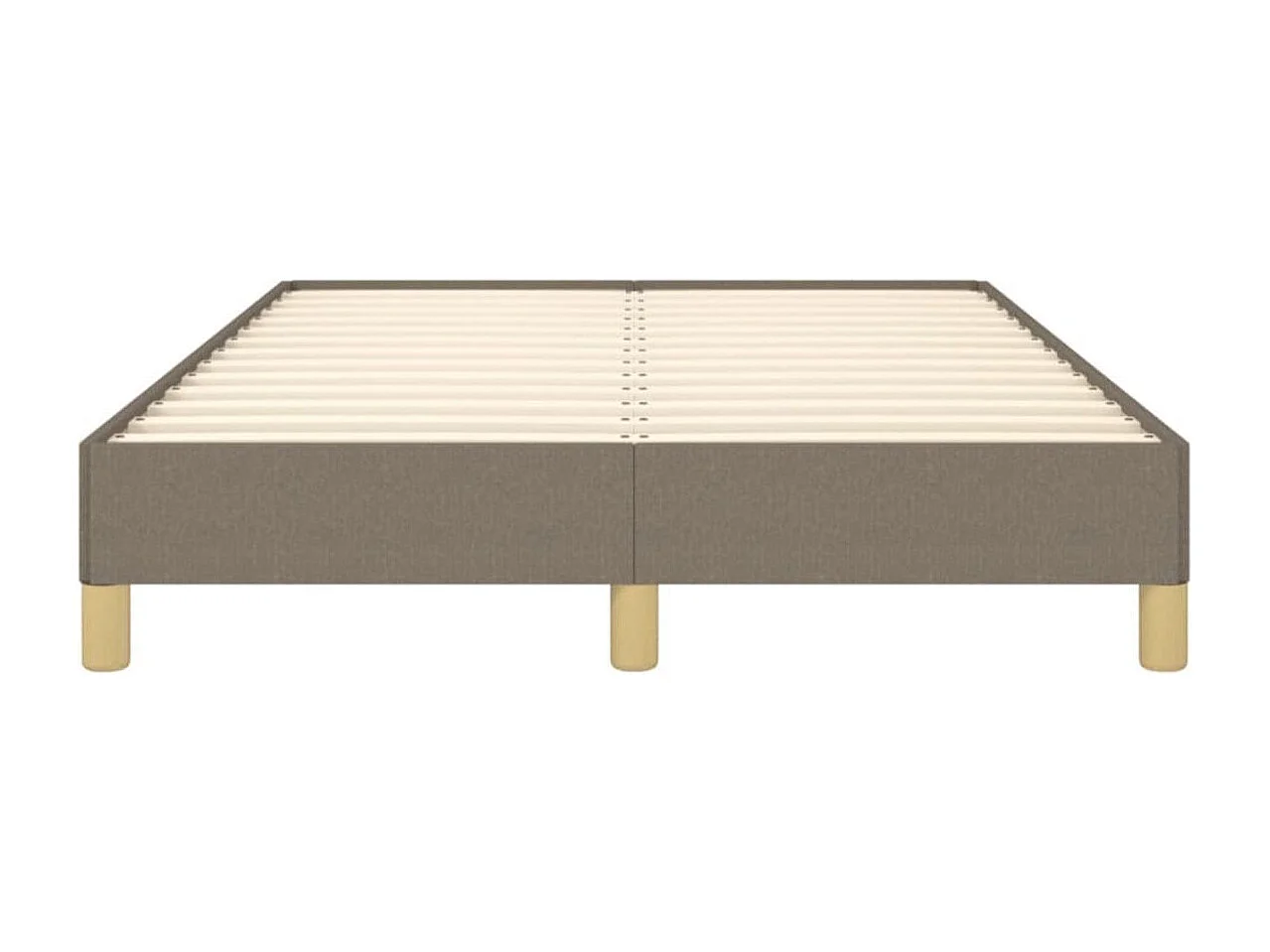 Cadre de lit gris clair 120x190 tissu