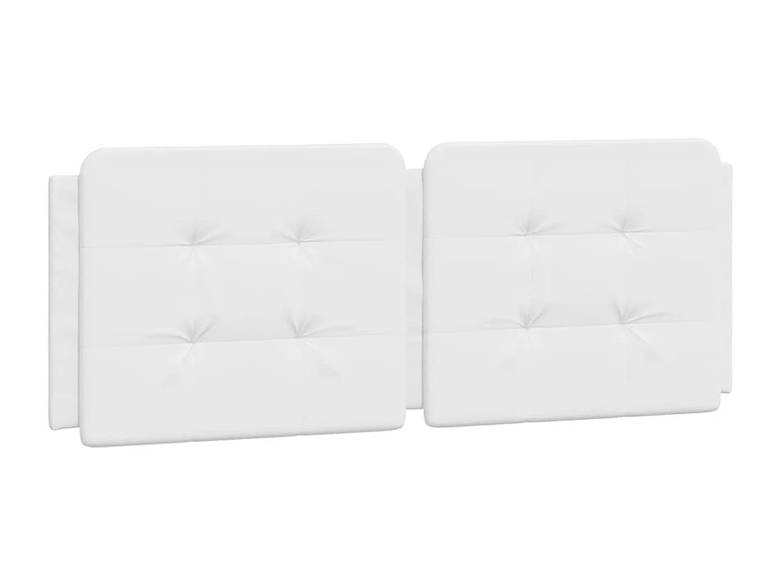 Lit avec matelas blanc 140x200 similicuir