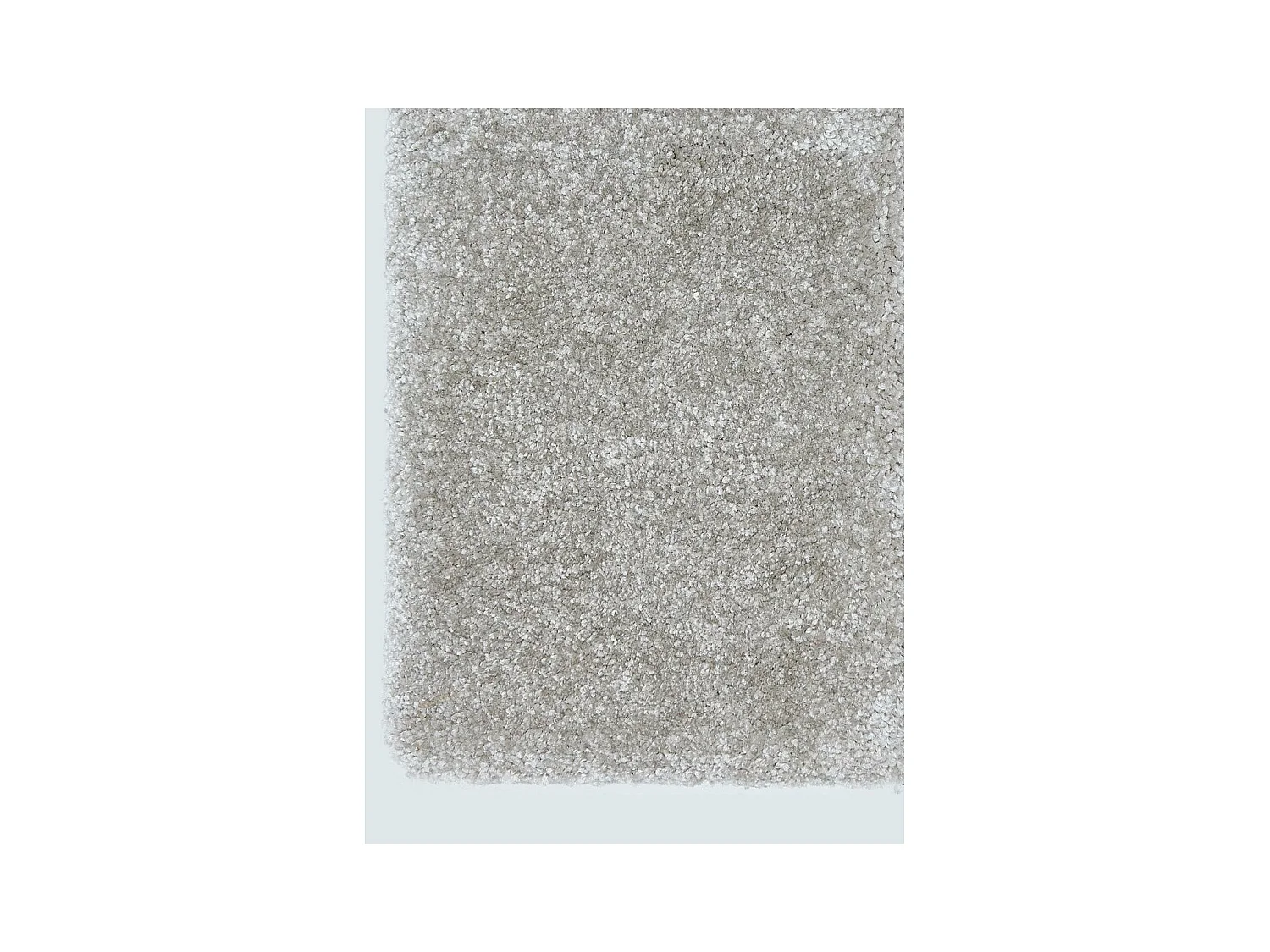 tapis salon 140x200 tissé gris rectangle motif uni EPAISSIA +