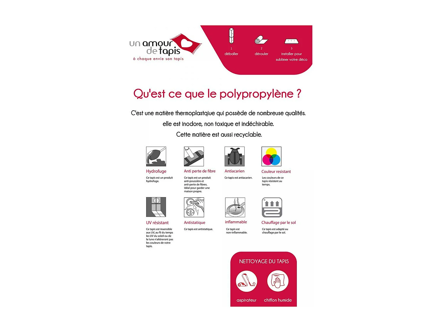 tapis salon 140x200 tissé blanc cassé rectangle motif uni EPAISSIA