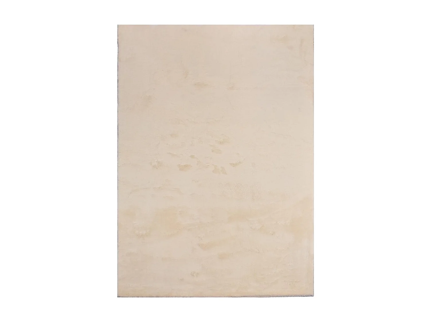 Tapis salon LYN10 LAVABLE 160x230 soyeux et doux, tapis beige uni à l'aspect Shaggy