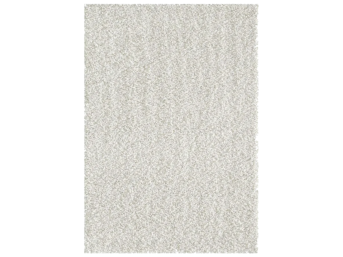 Tappeto Shaggy 160x230 rettangolo tessuto crema tinta unita SG LOCA