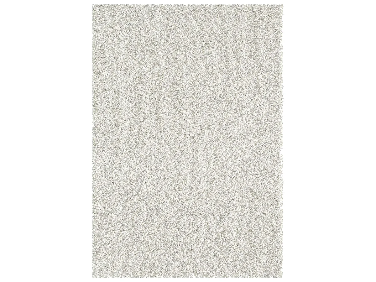 Tappeto Shaggy 160x230 rettangolo tessuto crema tinta unita SG LOCA