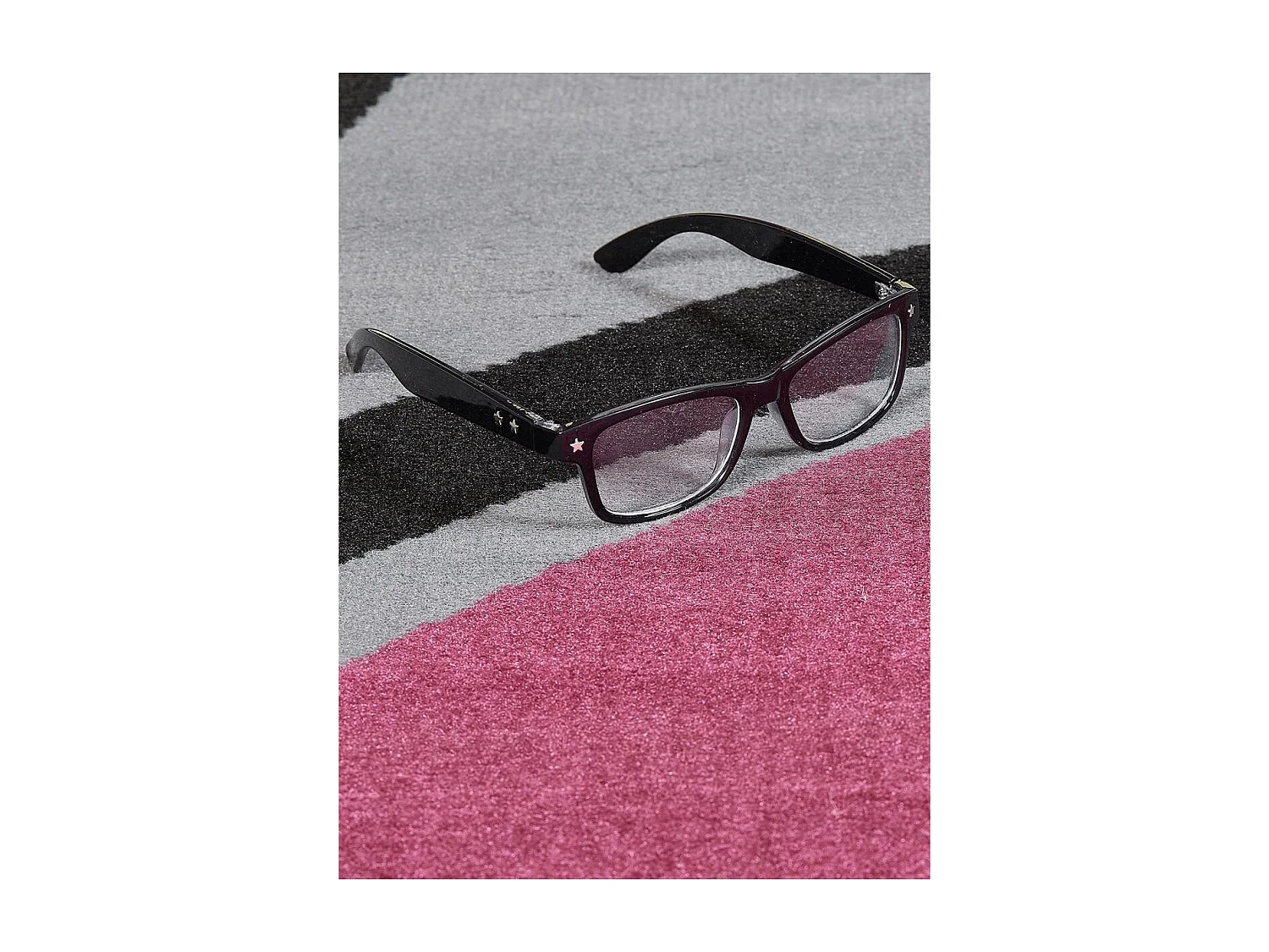 tapis chambre 60x110 tissé violet rectangle motif rond LYN1 JOYLE