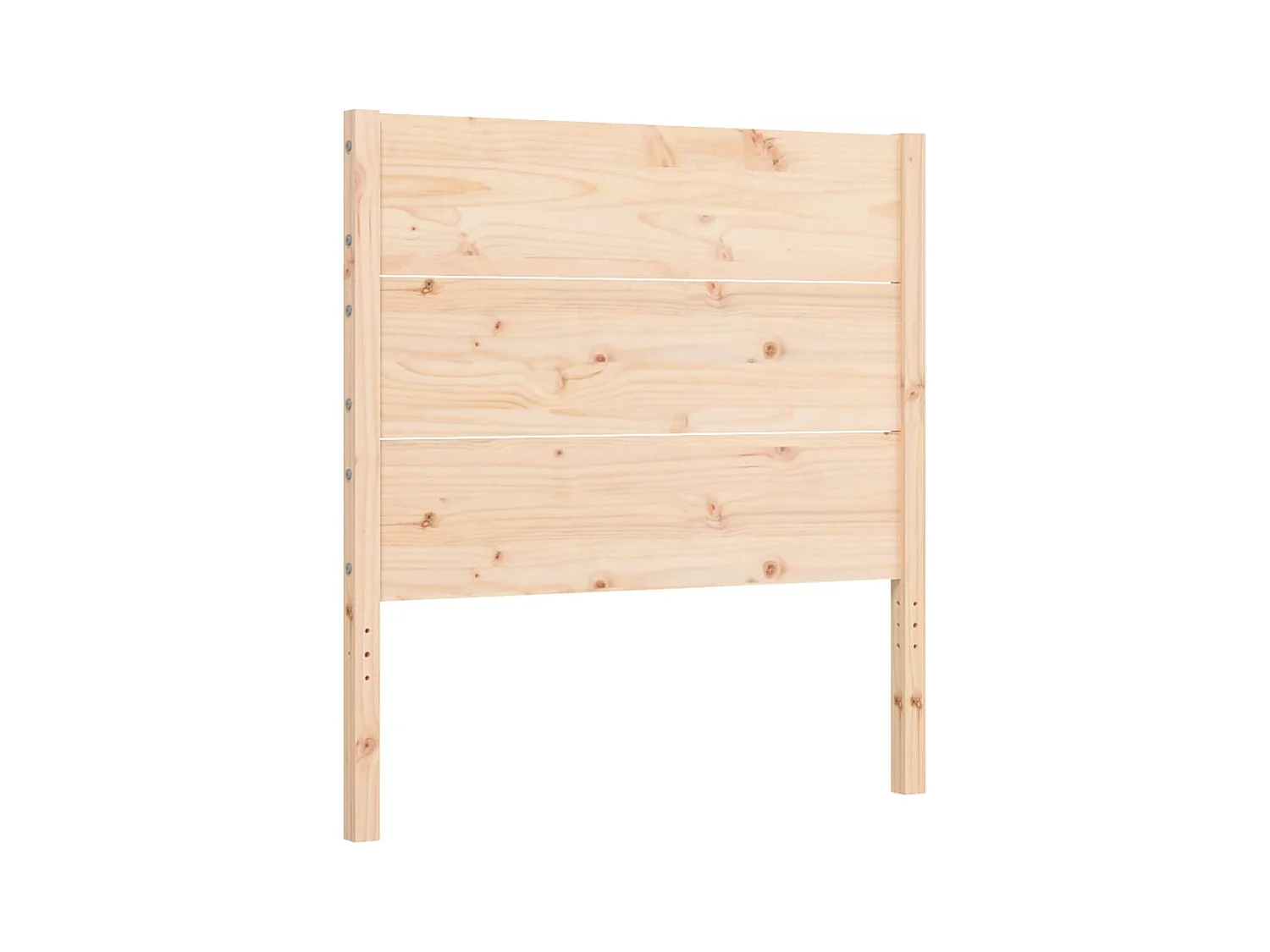 Cadre de lit avec tête de lit petit simple bois massif