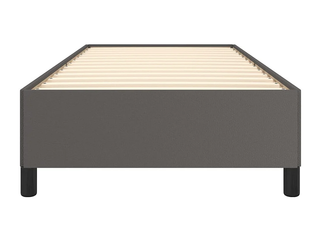 Cadre de lit Gris 90x200 Similicuir