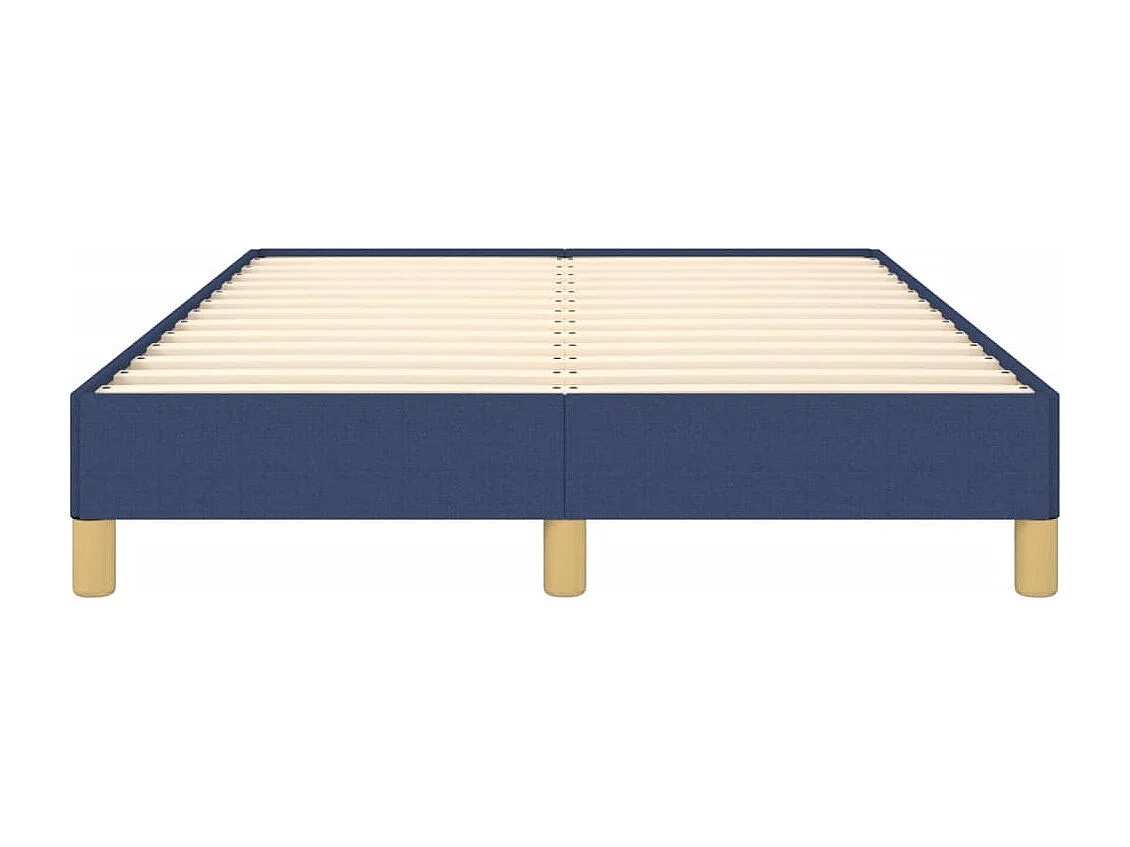 Cadre de lit bleu 120x190 tissu