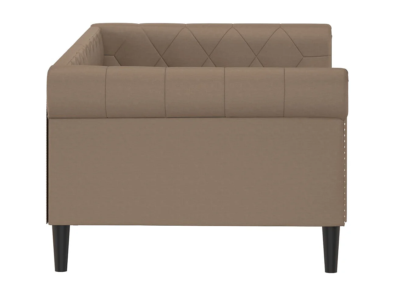 Lit de jour cappuccino 80x200 similicuir