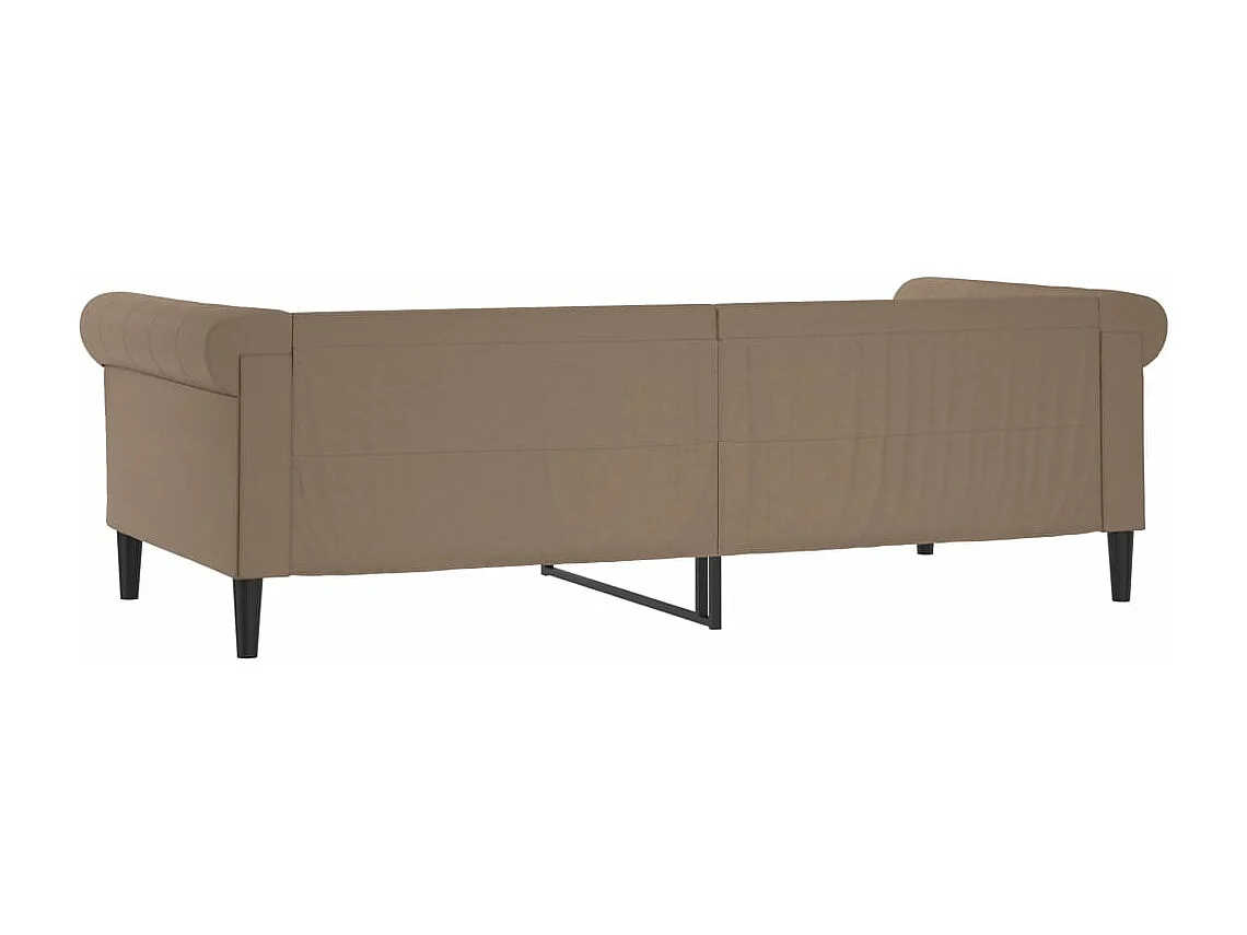 Lit de jour cappuccino 80x200 similicuir