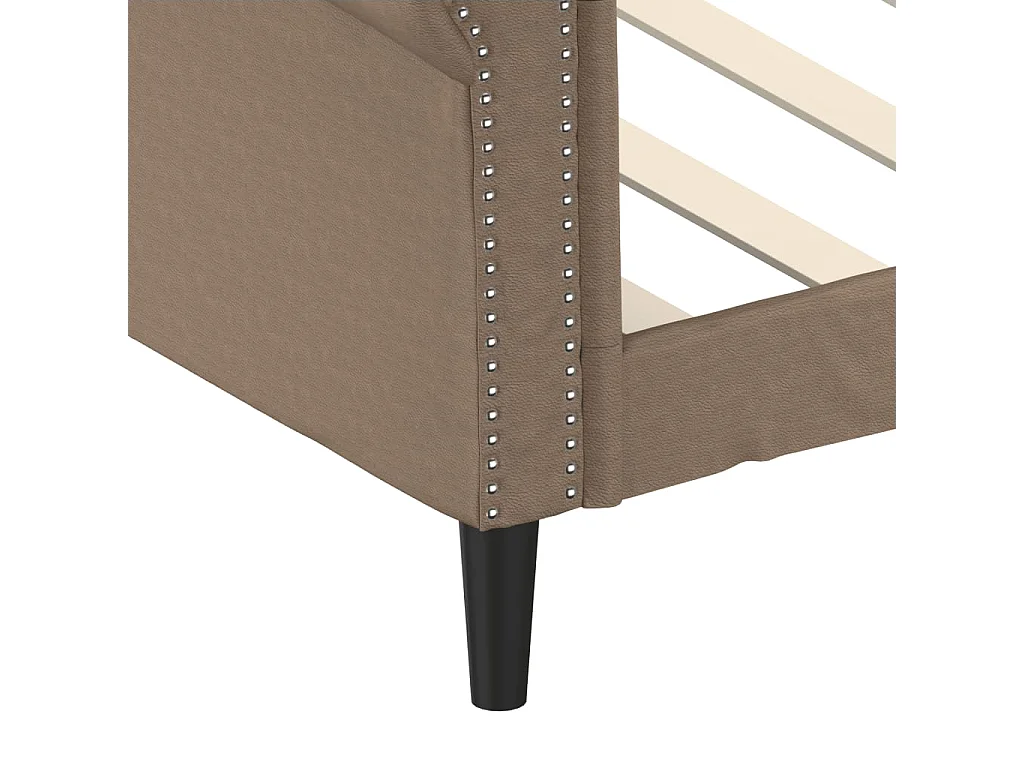 Lit de jour cappuccino 80x200 similicuir