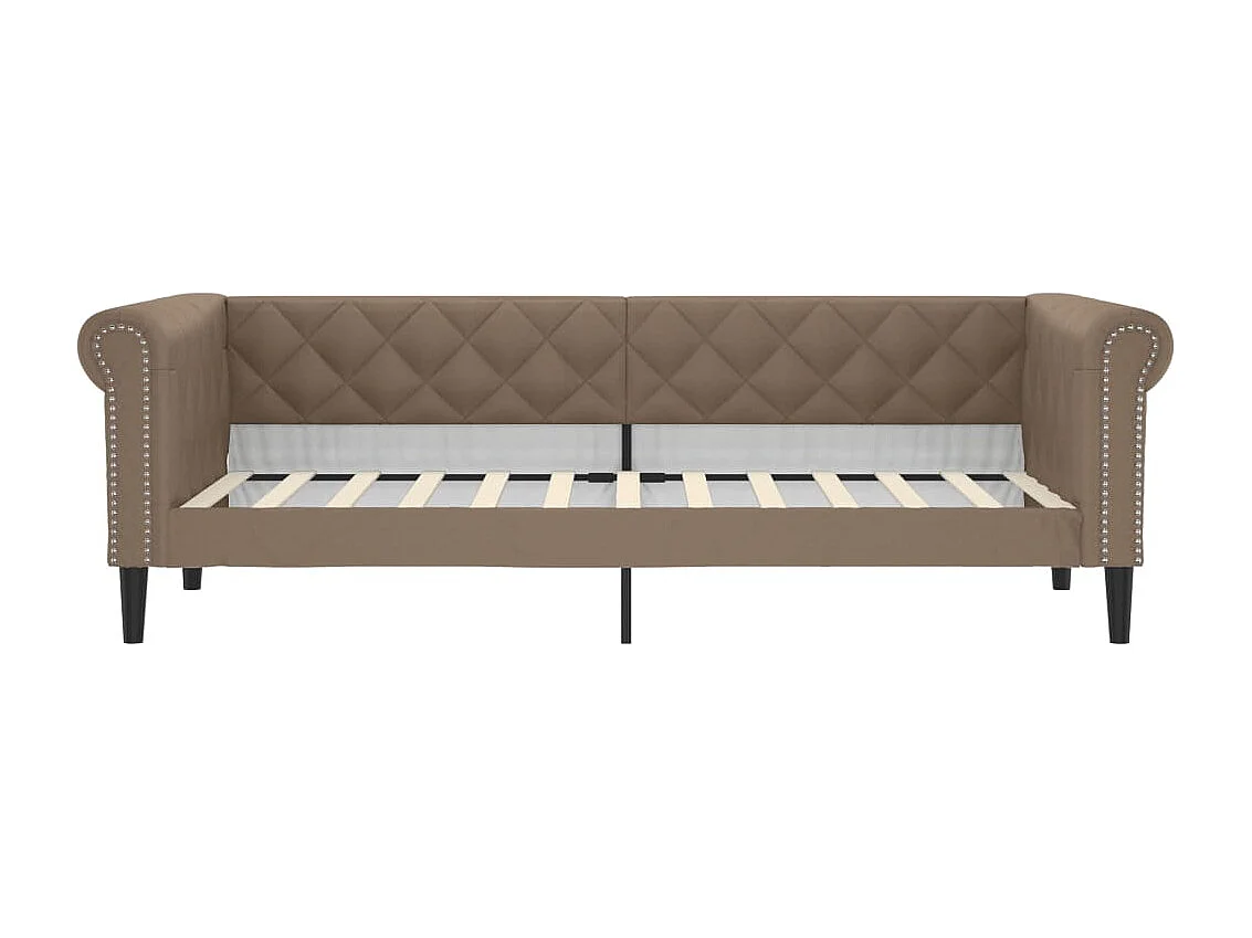 Lit de jour cappuccino 80x200 similicuir