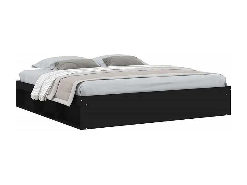 Cadre de lit noir 200x200