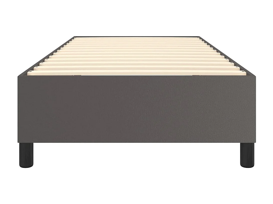 Cadre de lit Gris 100x200 Similicuir