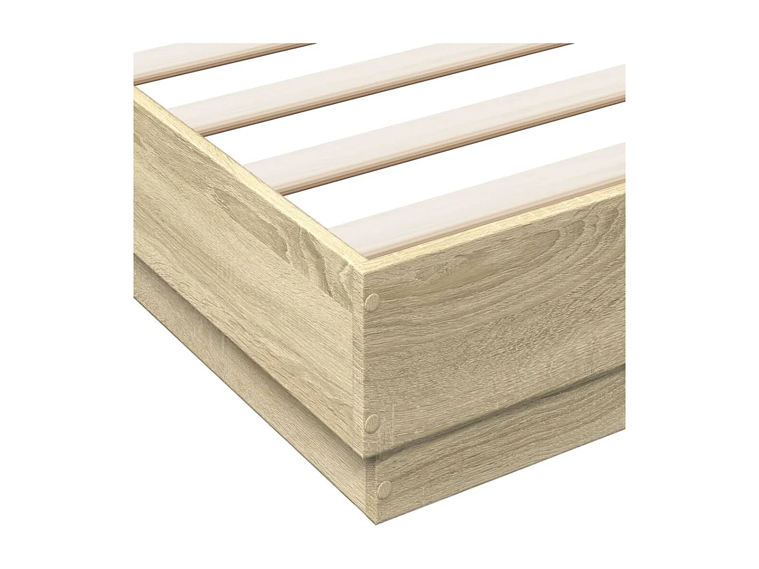 Cadre de lit chêne sonoma 120x190 bois d'ingénierie