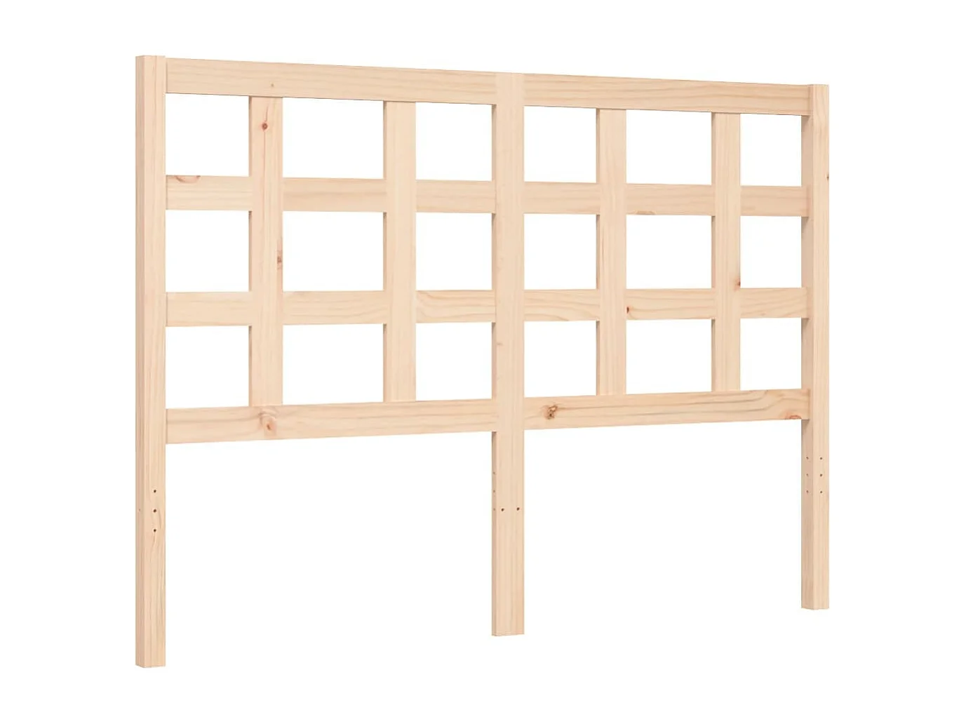 Cadre de lit avec tête de lit 140x190 bois massif