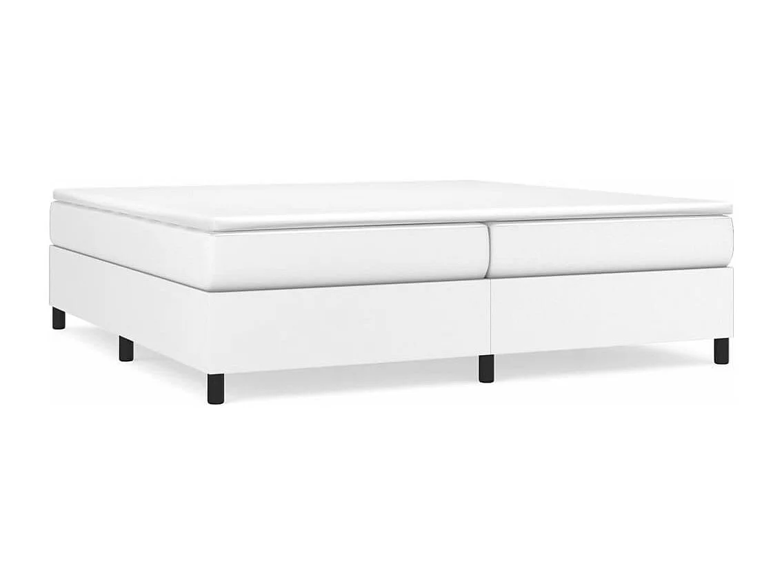 Cadre de lit Blanc 200x200 Similicuir