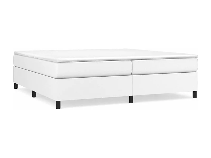 Cadre de lit Blanc 200x200 Similicuir