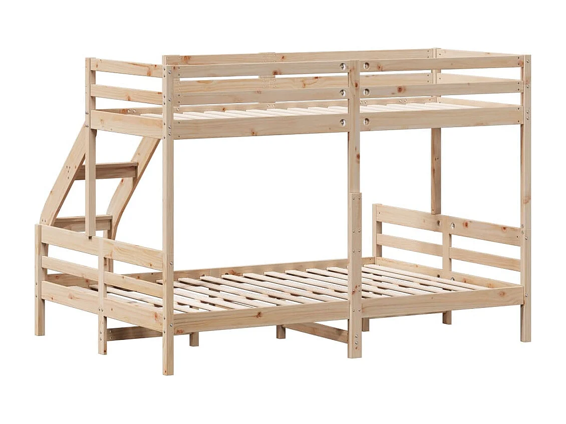 Lit superposé 90x200-140x200 bois de pin massif