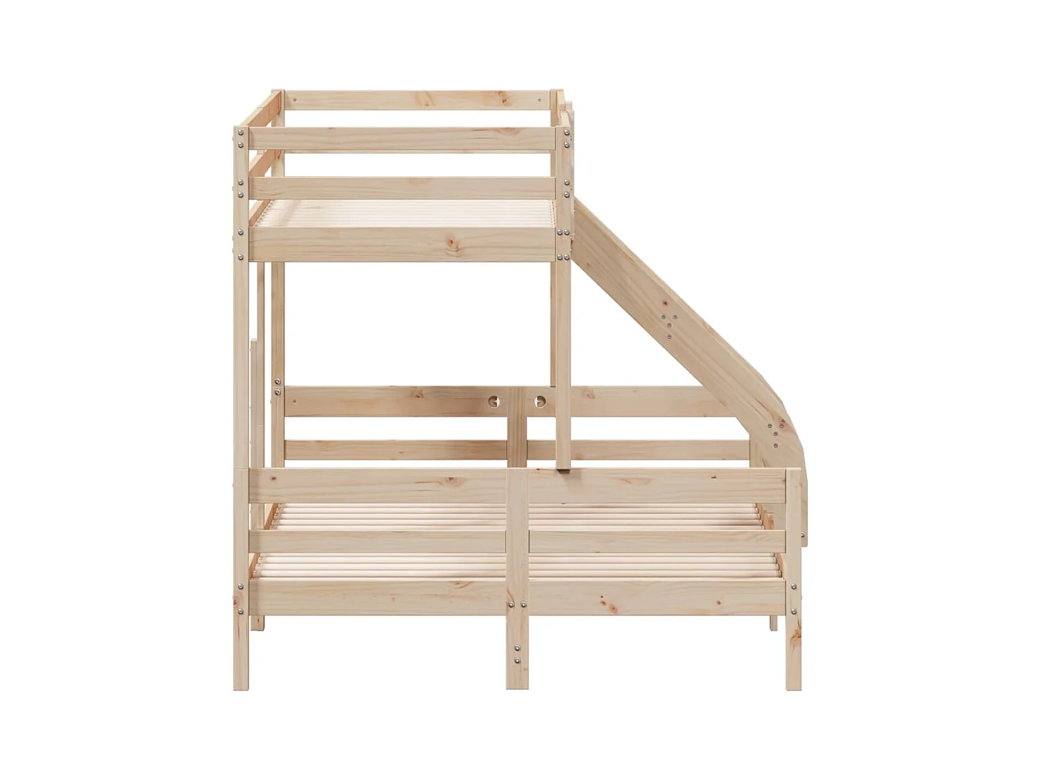 Lit superposé 80x200-140x200 bois de pin massif