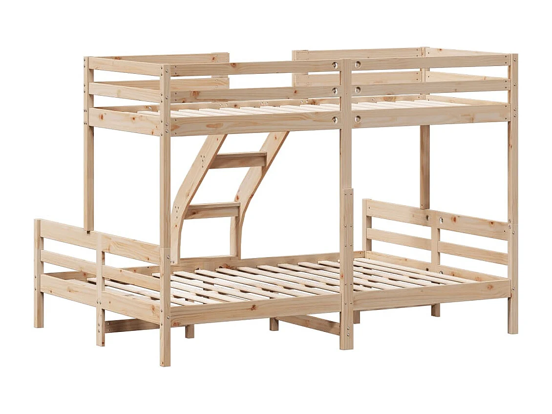 Lit superposé 90x200-140x200 bois de pin massif