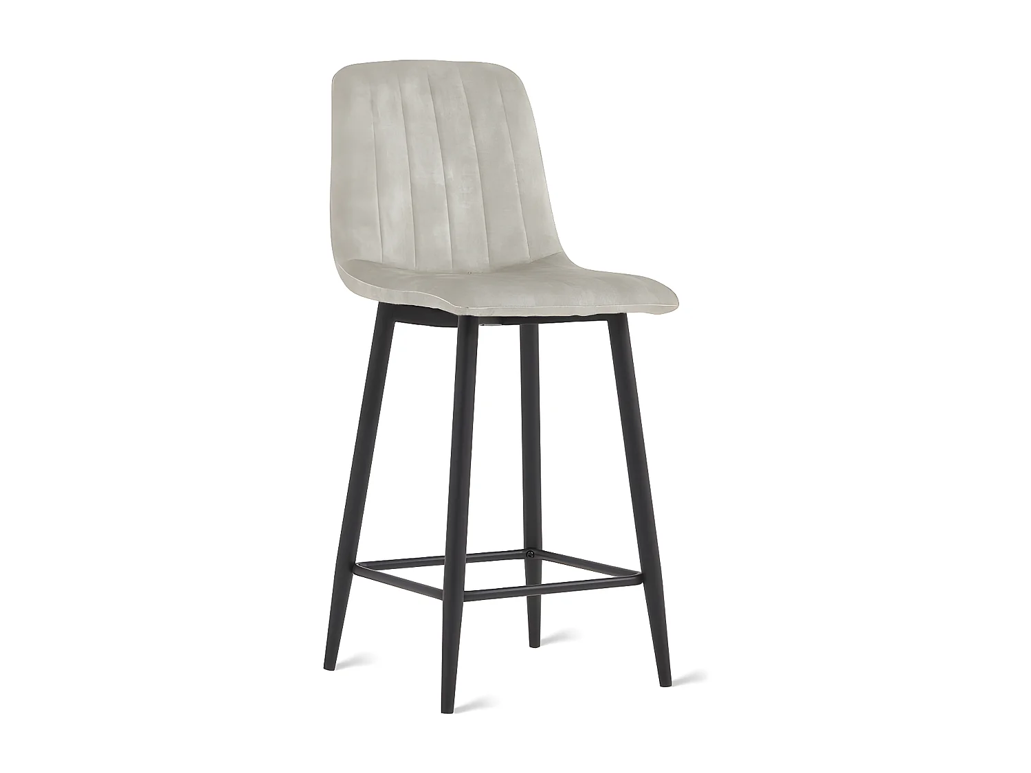 2x Barkruk Jax - Velvet Taupe (Set van 2)