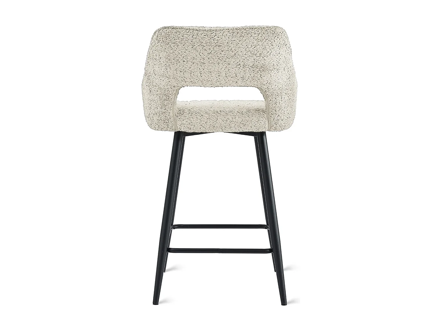 2x Barkruk Ray - Stof Beige (Set van 2)