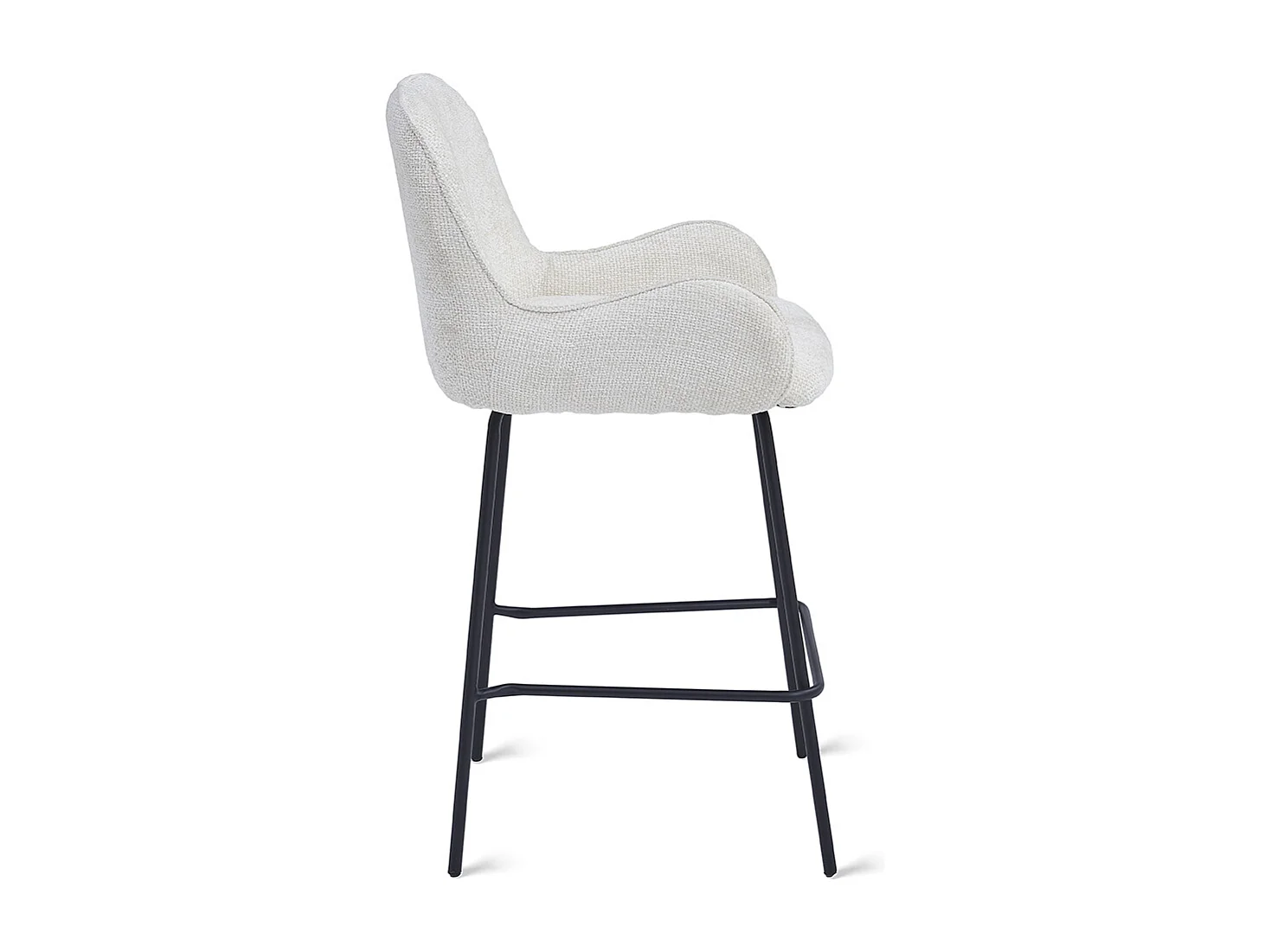 2x Barkruk Lily - Ivoor (Set van 2)