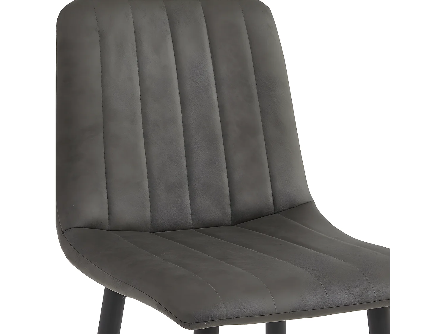 2x Barkruk Jax - Microleder Antraciet (Set van 2)