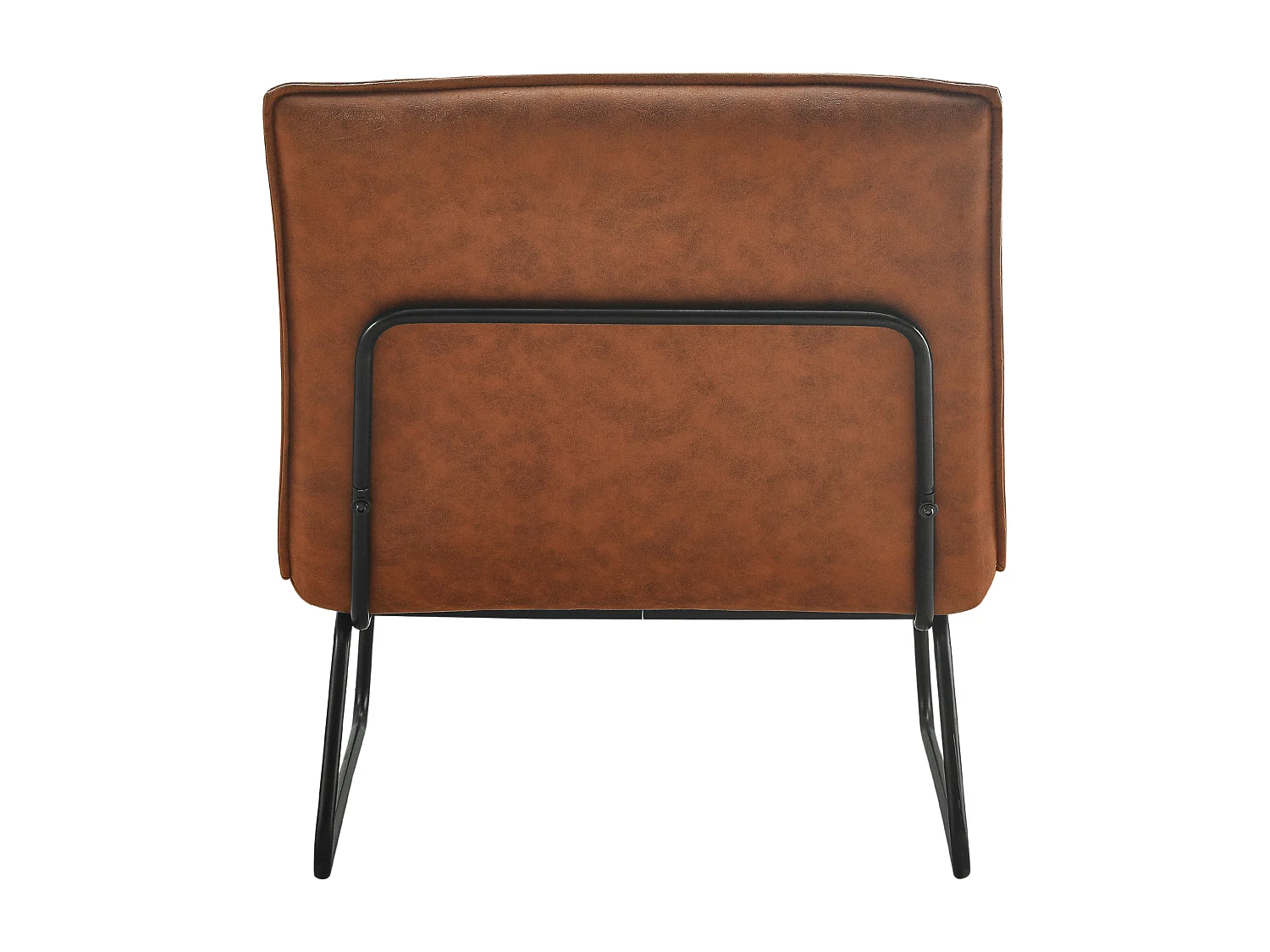 Fauteuil James - Microleder Cognac