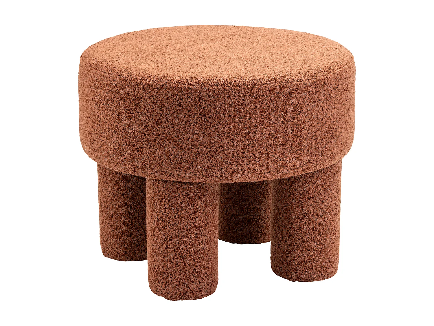 Poef Demi - Bouclé Roest