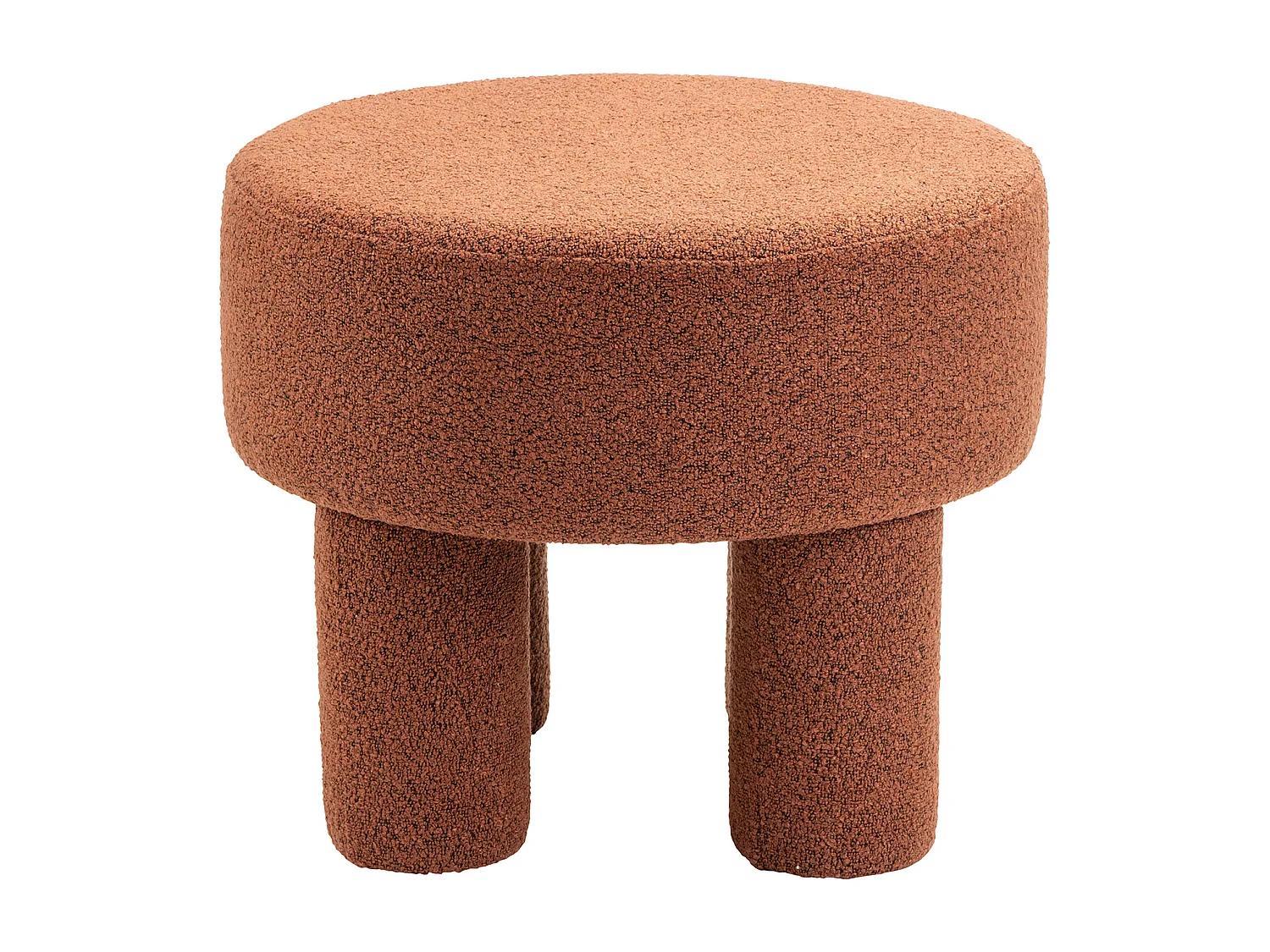 Poef Demi - Bouclé Roest