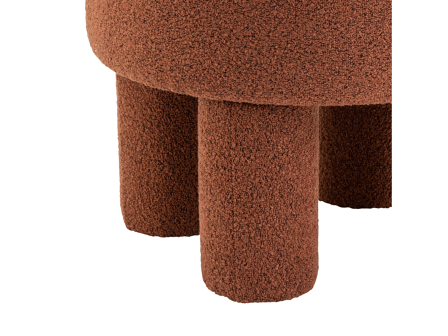 Poef Demi - Bouclé Roest