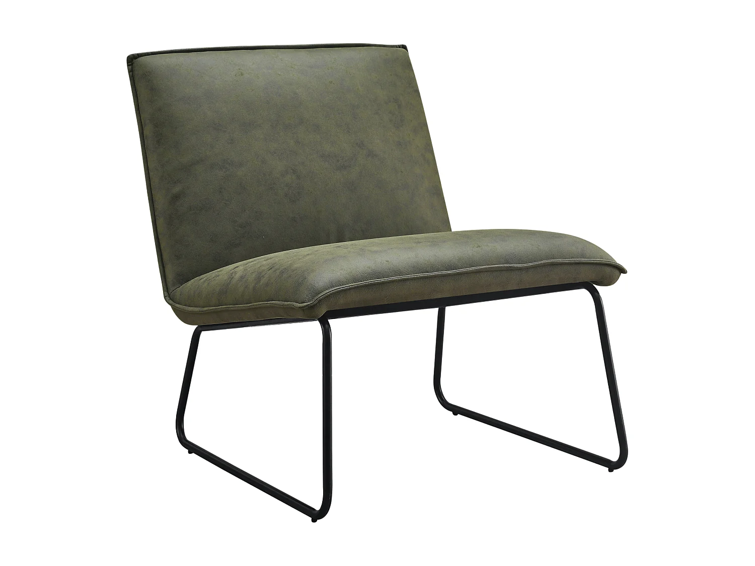 Fauteuil James - Microleder Groen