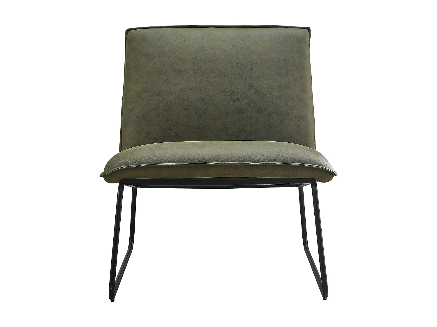 Fauteuil James - Microleder Groen
