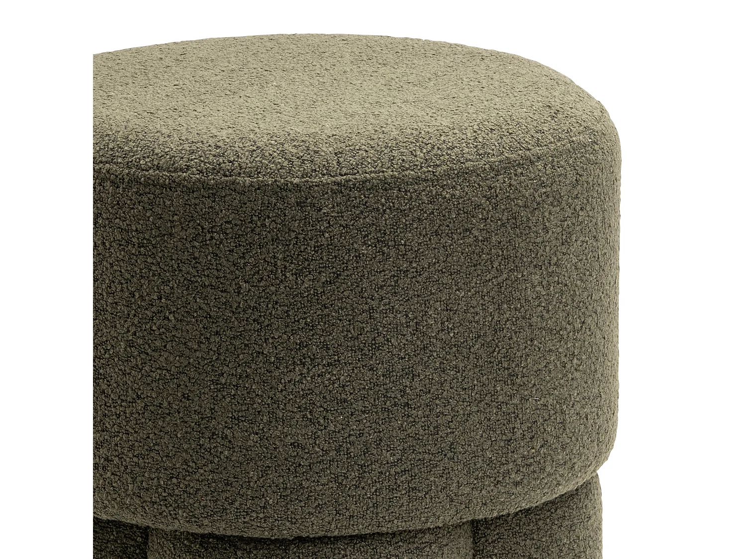 Poef Geneva - Bouclé Groen