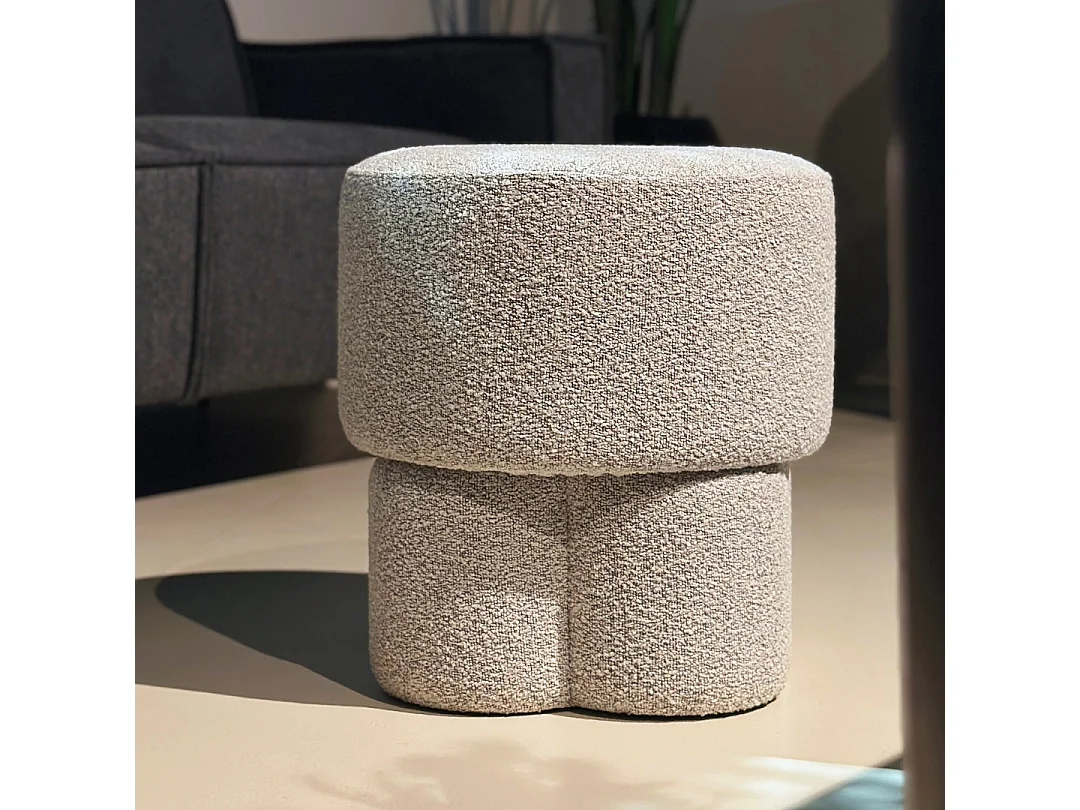 Poef Geneva - Bouclé Naturel