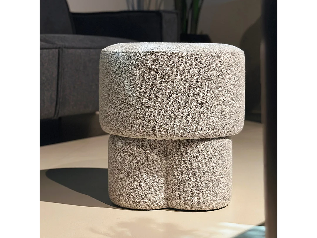 Poef Geneva - Bouclé Naturel