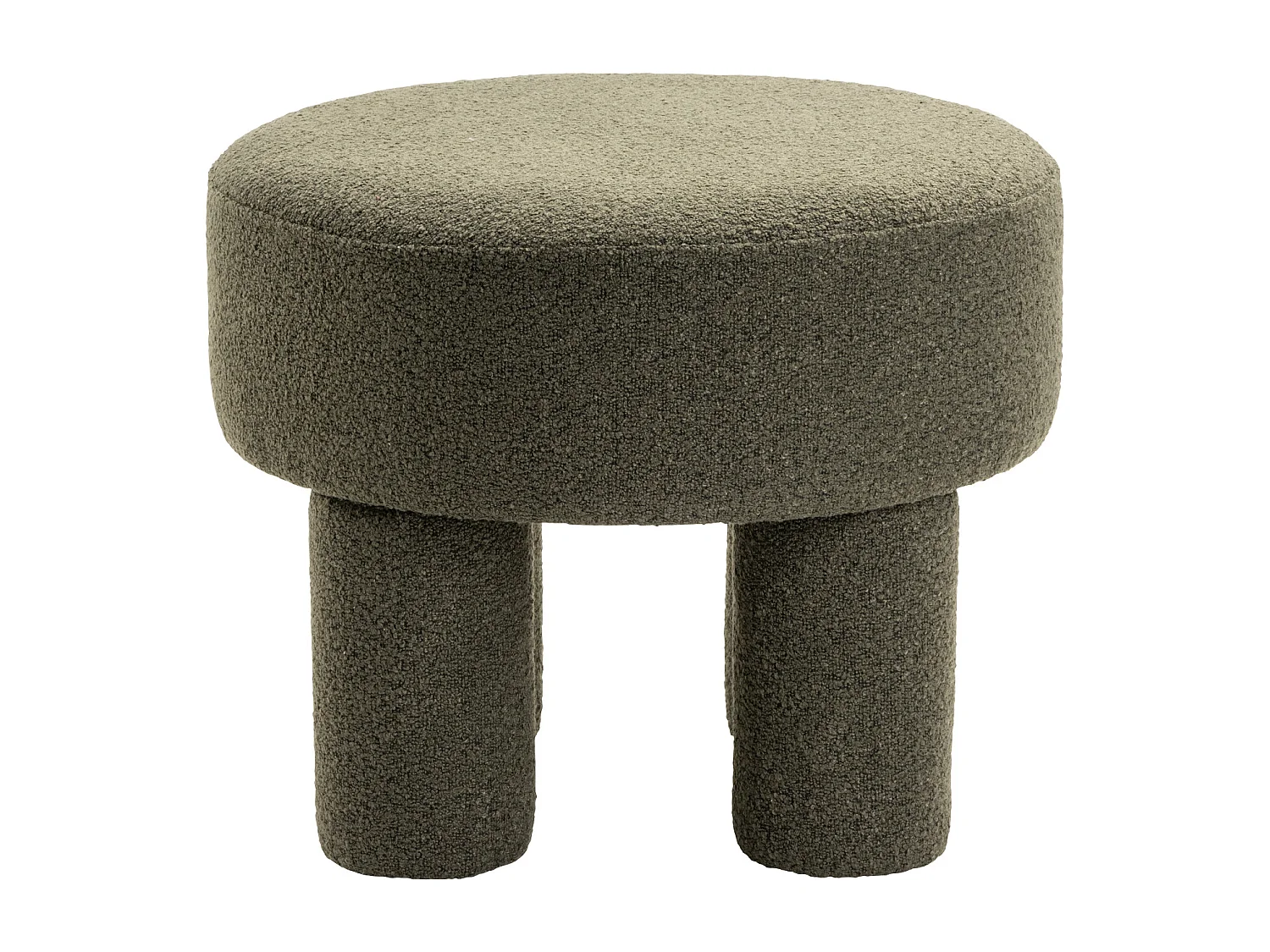 Poef Demi - Bouclé Groen