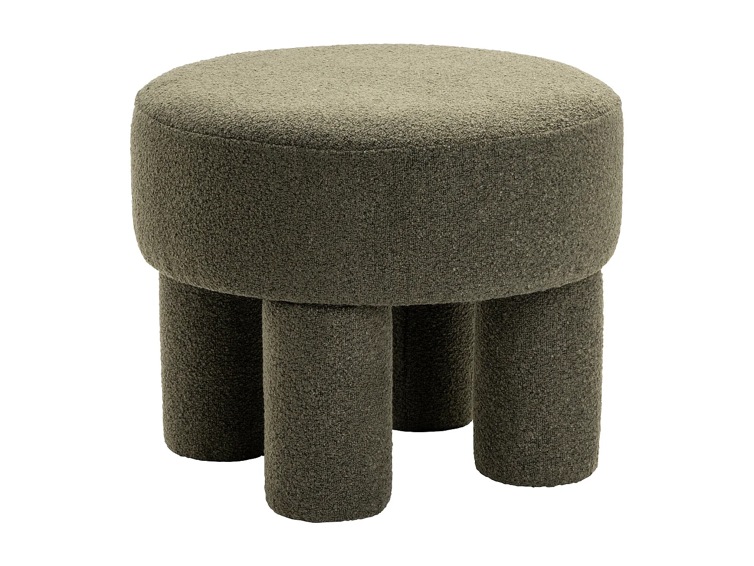 Poef Demi - Bouclé Groen