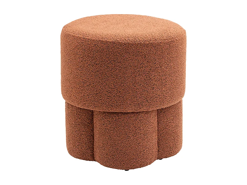 Poef Geneva - Bouclé Roest
