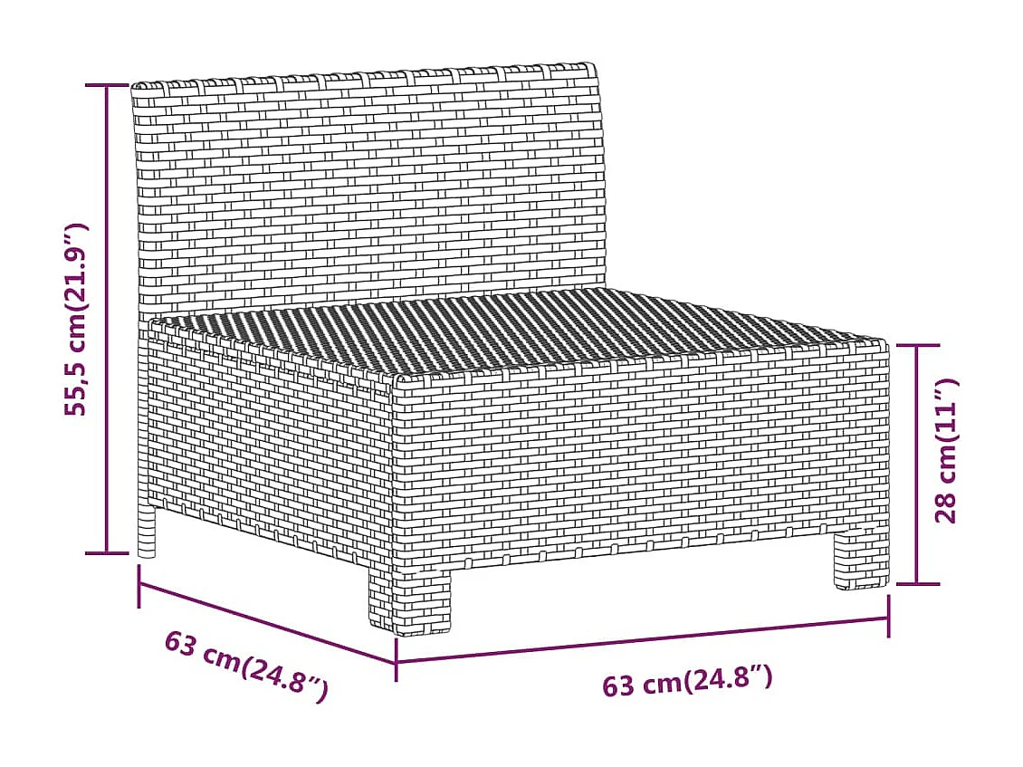 Salon de jardin 5 pcs avec coussins Gris Résine tressée