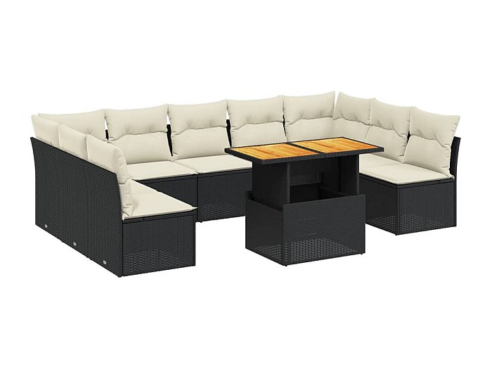 VidaXL Juego De Sofás De Jardín Con Cojin 6 Pzas | FindTheDeal