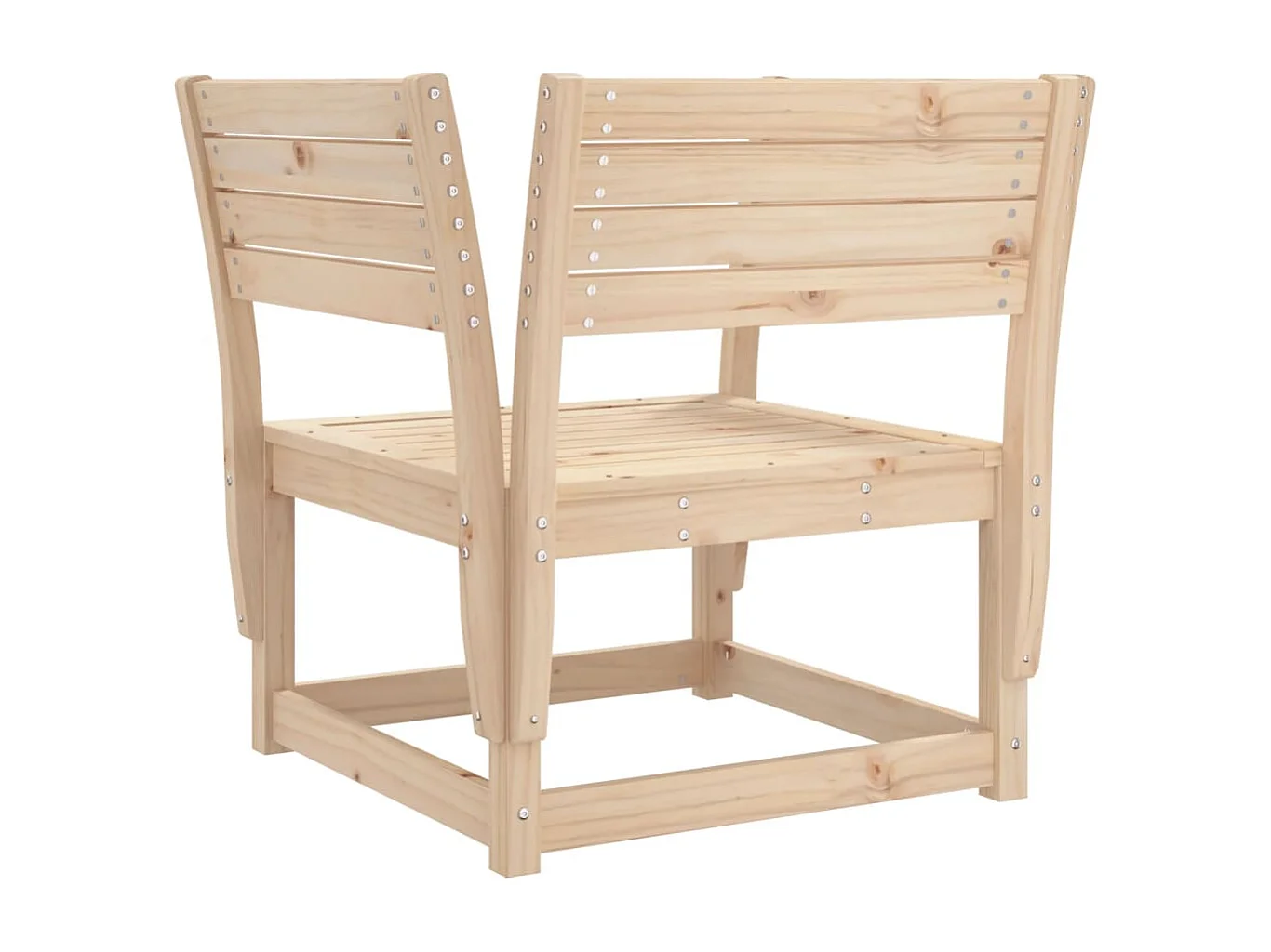 Chaises de jardin bois massif de pin
