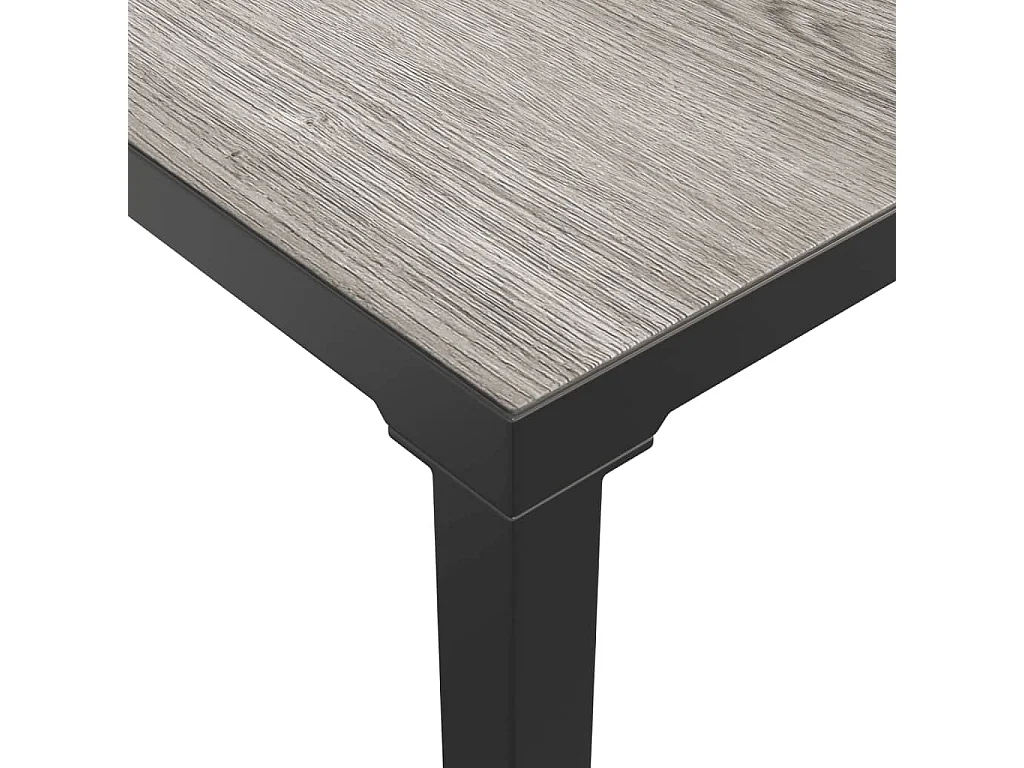 vidaXL Juego de muebles de jardín 5 pzas ratán sintético negro y gris