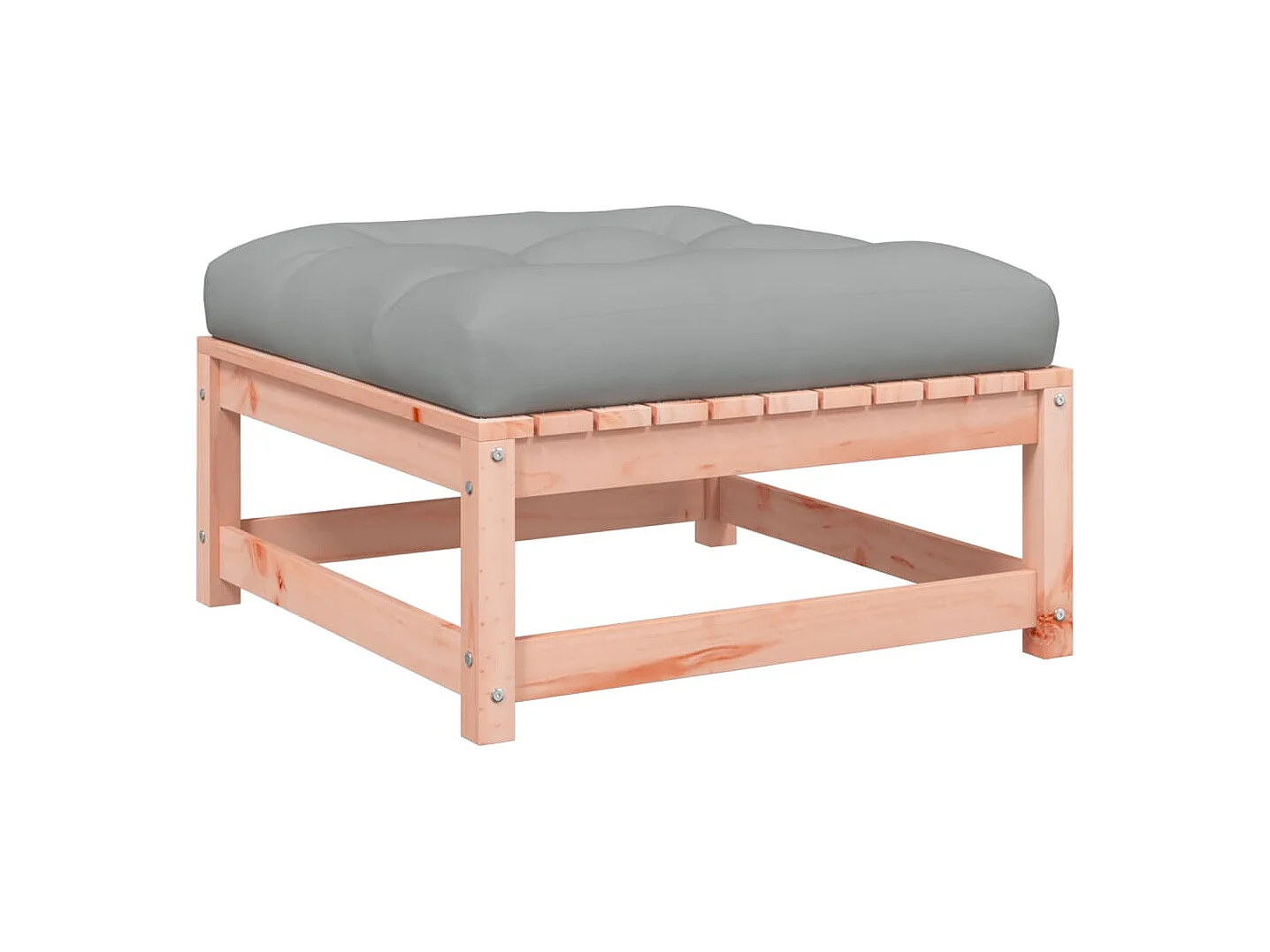 Salon de jardin 7 pcs et coussins bois massif sapin de douglas