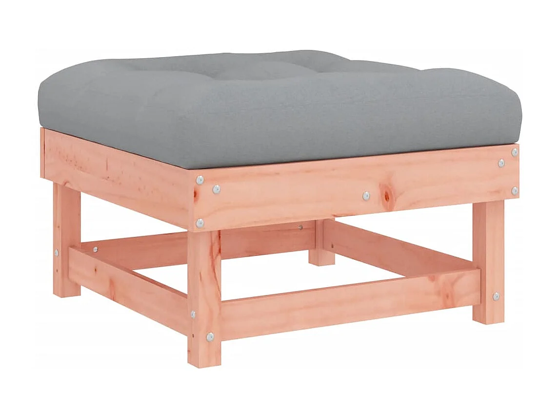 Salon de jardin 7 pcs avec coussins bois massif douglas