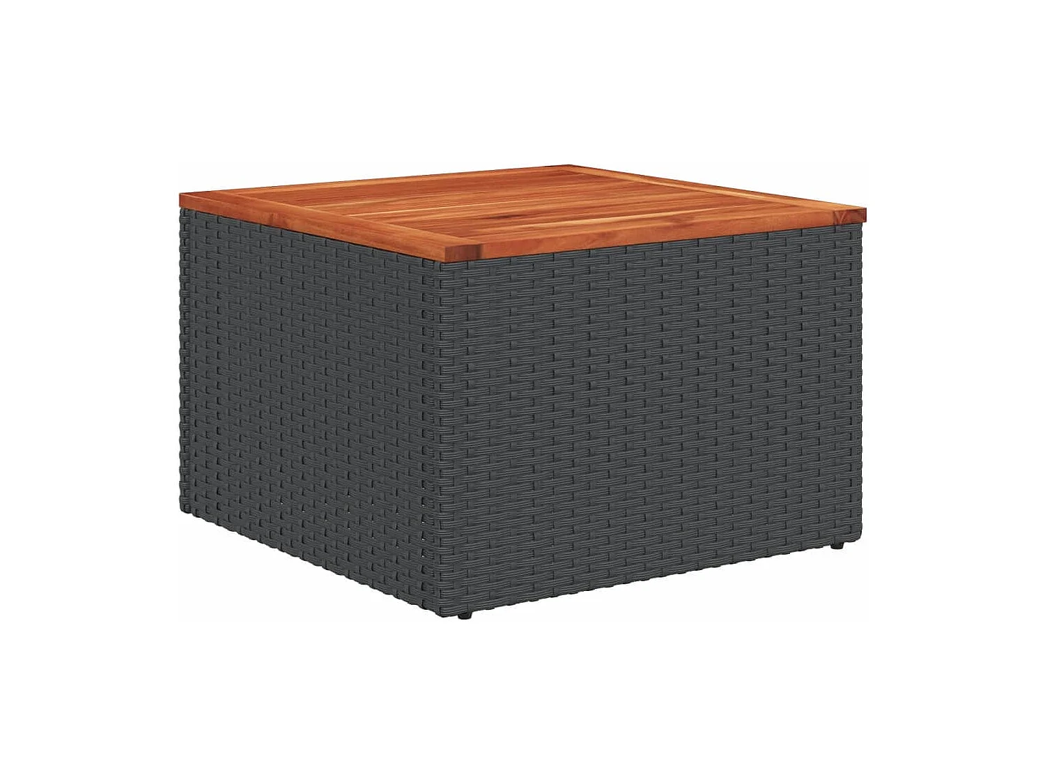 Salon de jardin avec coussins 13 pcs noir résine tressée