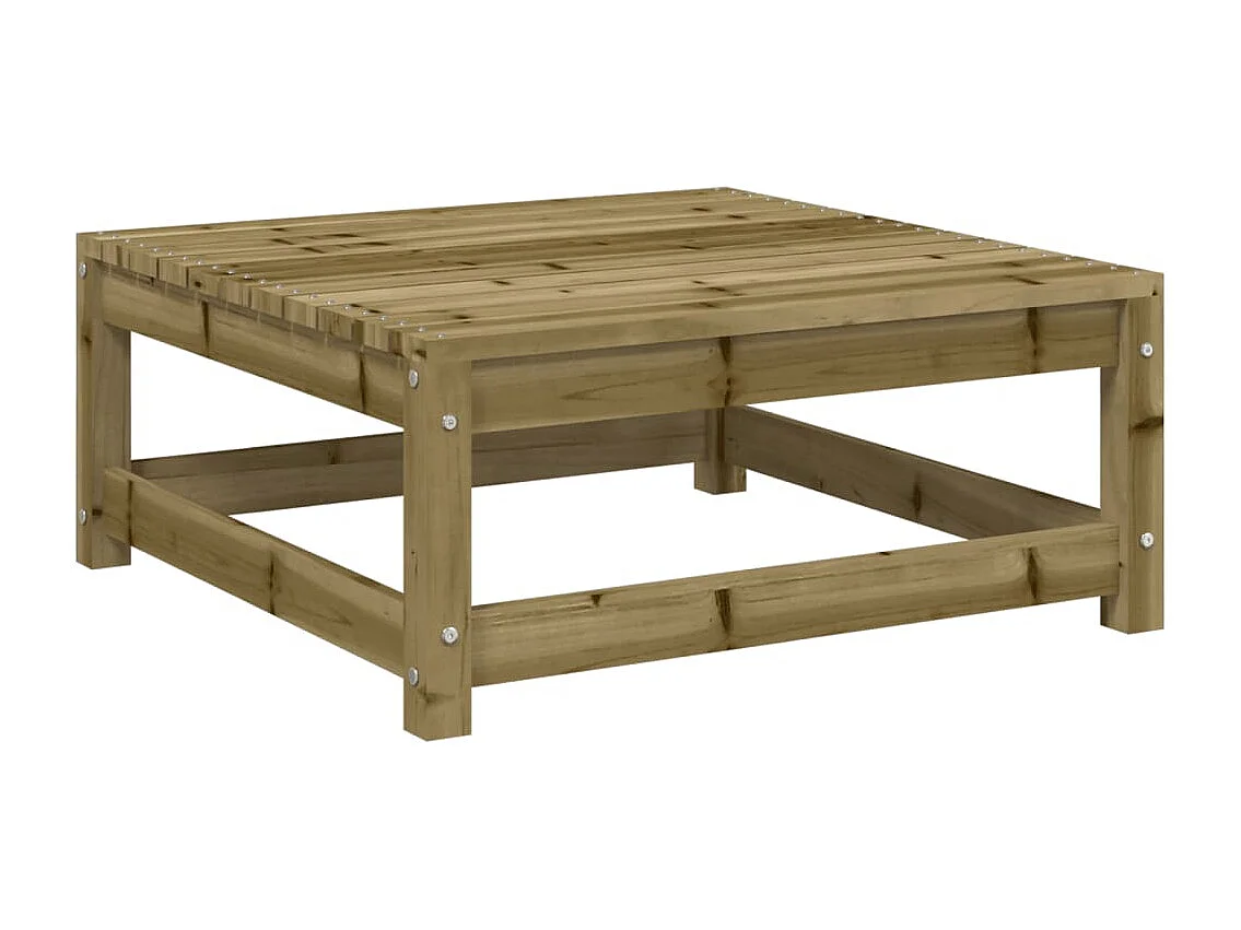 Salon de jardin 8 pcs avec coussins bois de pin imprégné