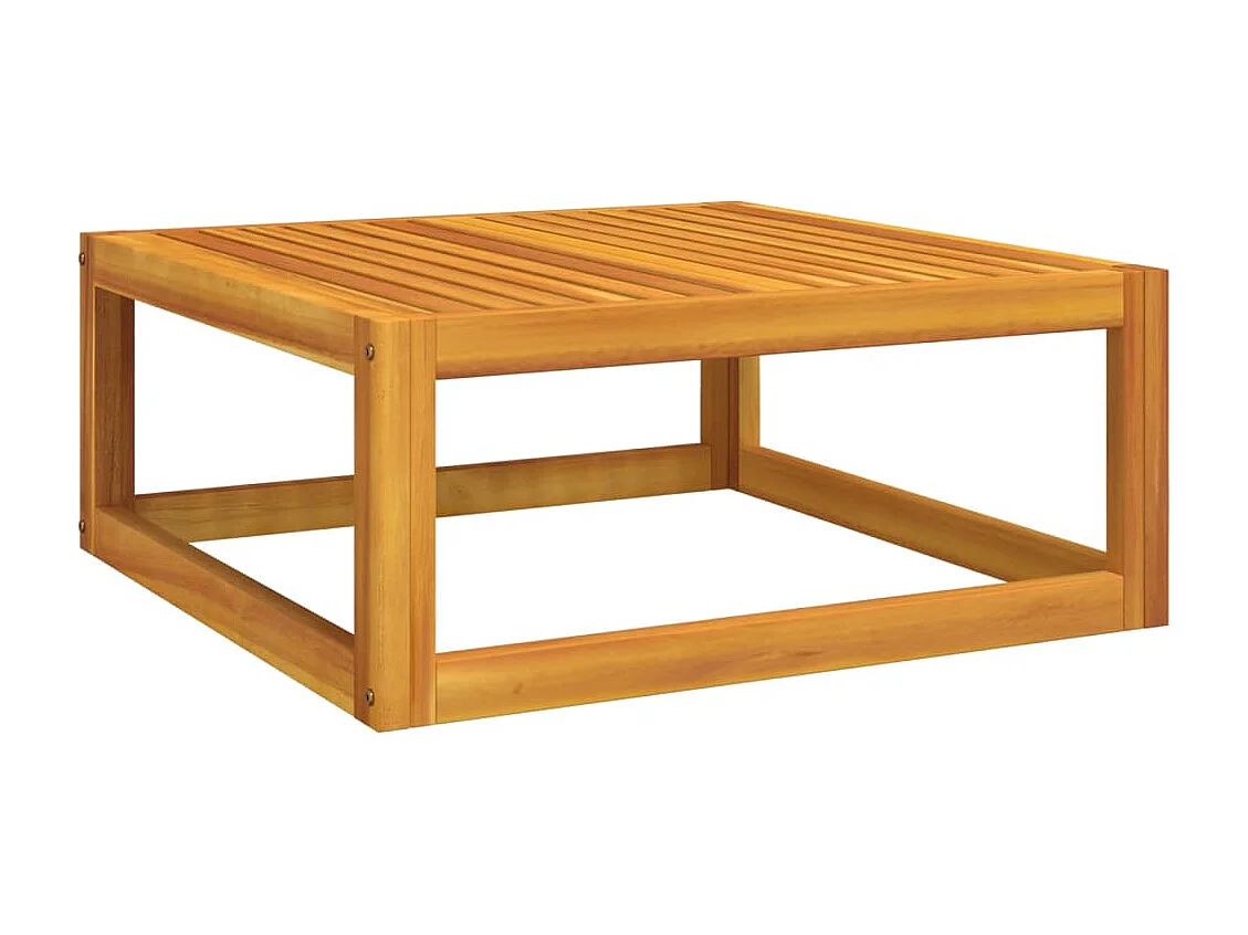 Salon de jardin 5 pcs avec coussins taupe bois massif