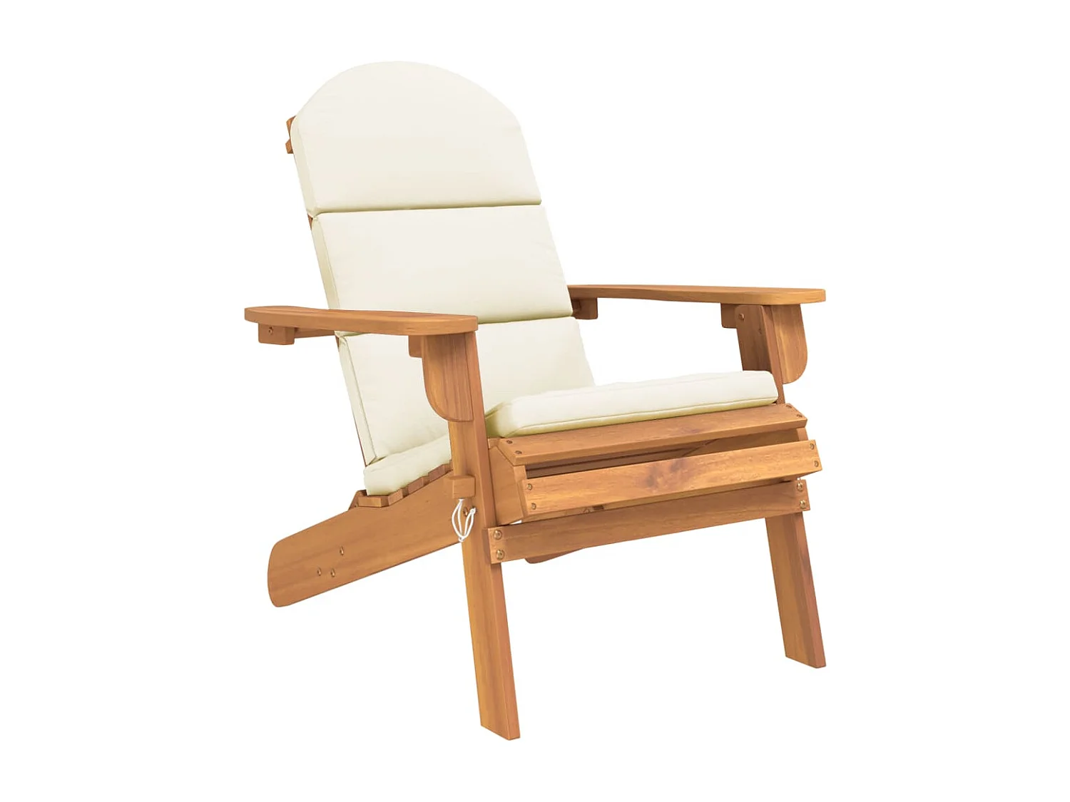 Ensemble de salon de jardin Adirondack 4 pcs bois acacia solide